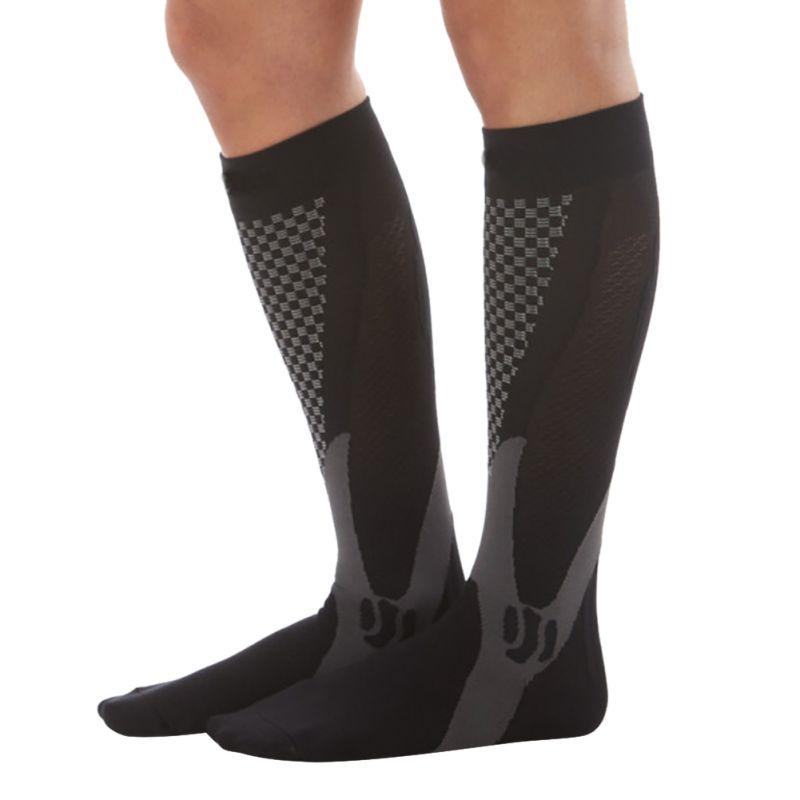 

Compression Sports Socks Breathable Quick Dry Football Training Men Women Socks Leg Support Stretch Magic New