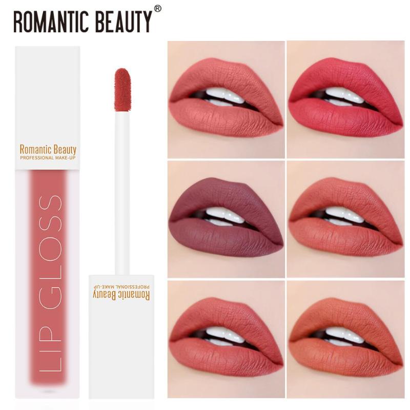 

6 Colors Matte Lipstick Long-lasting Waterproof Sweat-proof Lipstick Velvet Lip Gloss Women Beauty Sexy Red Lip Cosmetics, 115