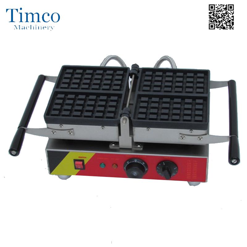

Popular Commercial Square Waffle Machine Electric Flip Waffle Making Machine Stainless Steel Electric Home Maker