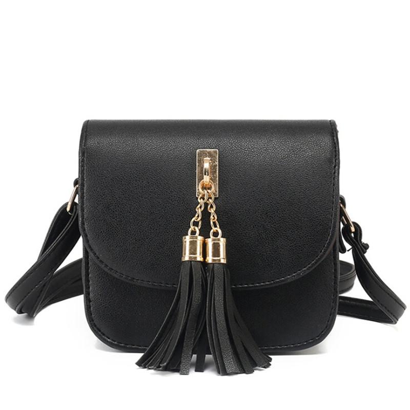 

2021 Fashion Hot Sale Small Shoulder Bag For Women Tassel Messenger Bags Female Casual Handbag 4 Colours, Beige