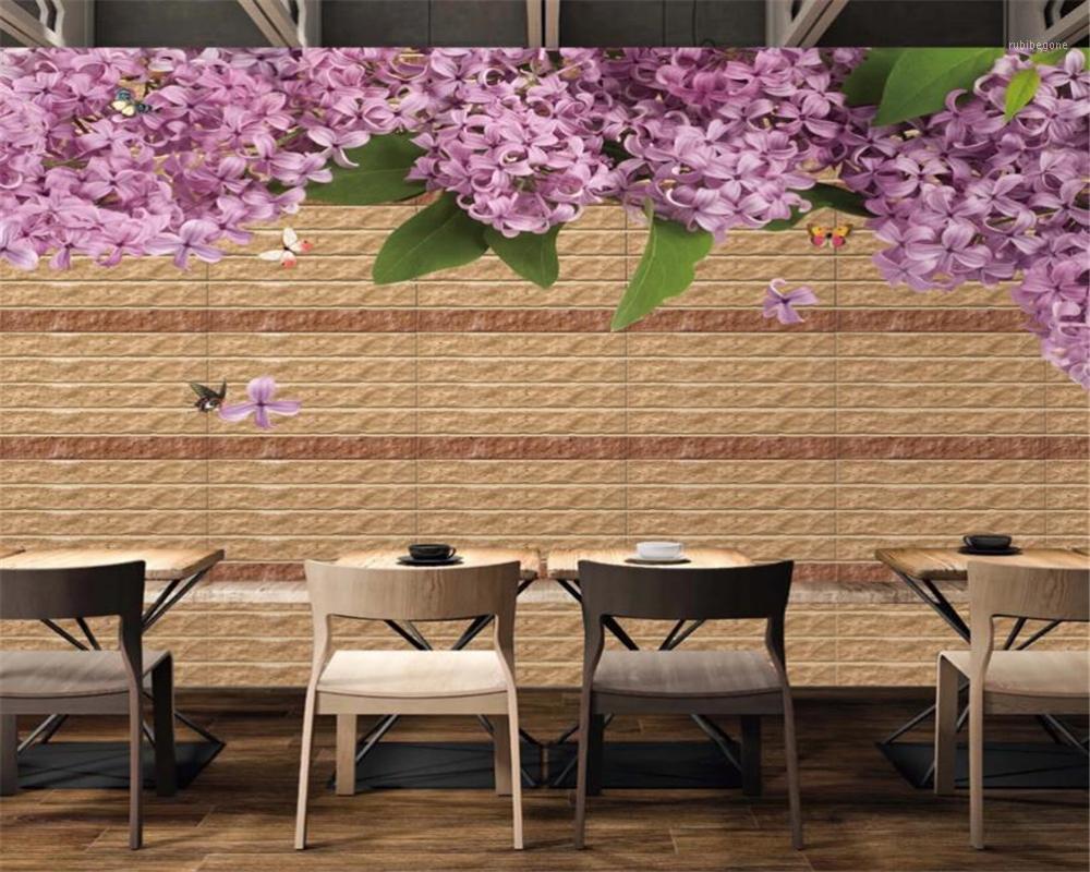 

3d Wallpaper for Bedroom Modern and Simple 3D HD Imitation Brick Pattern Romantic and Warm Embossed Background Wall HD Wallpaper1, As pic