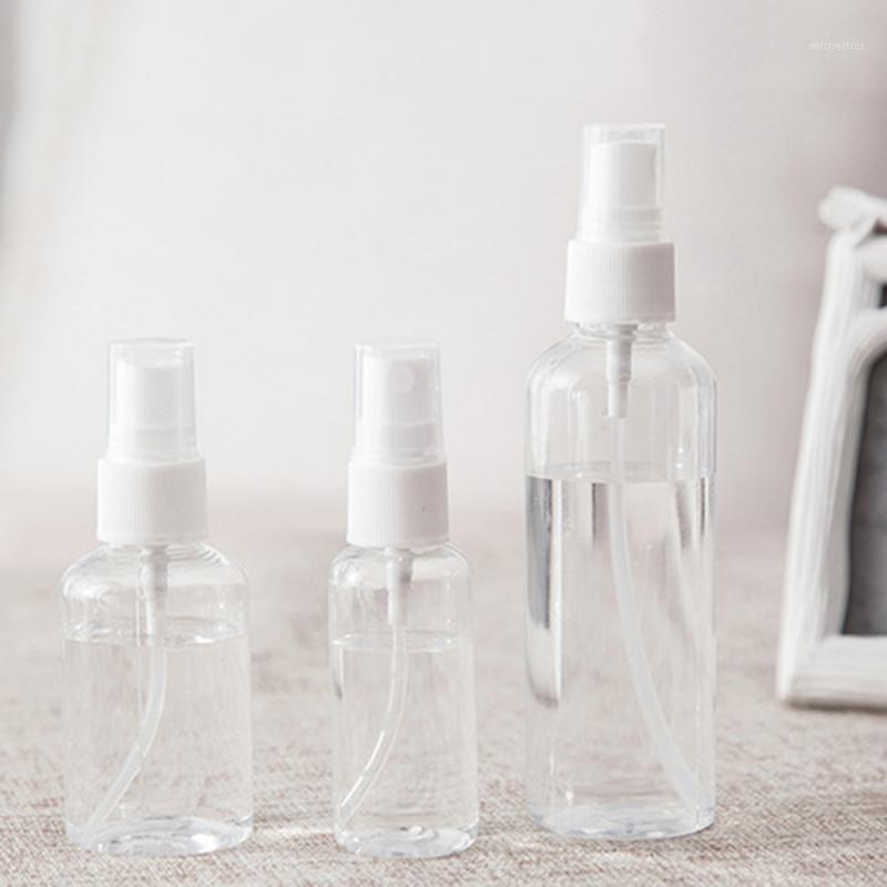 

1Pc 30ml/50ml/100ml Portable Mini Transparent Empty Spray Bottles Plastic Refillable Atomizer Cosmetic Containers For Travel1