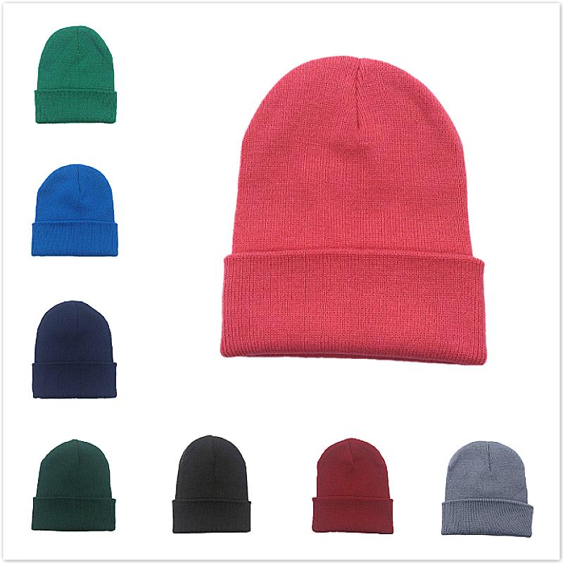 

2021 New Candy Colors Winter Hat Women Knitted Hat Warm Soft Trendy Kpop Style Wool Beanie Elegant All-match