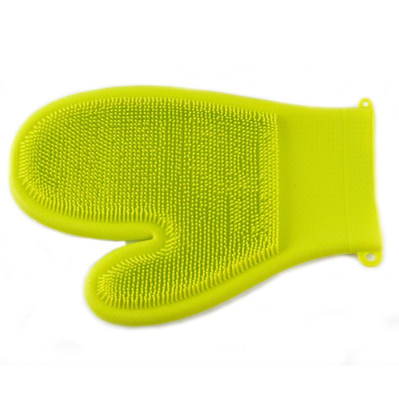 

Car Dishwashing Gloves Accessories Household Pet Non-Slip Cleaning Brush Silicone Hanging Tools Heat-Resistant Scrubbing Kitchen