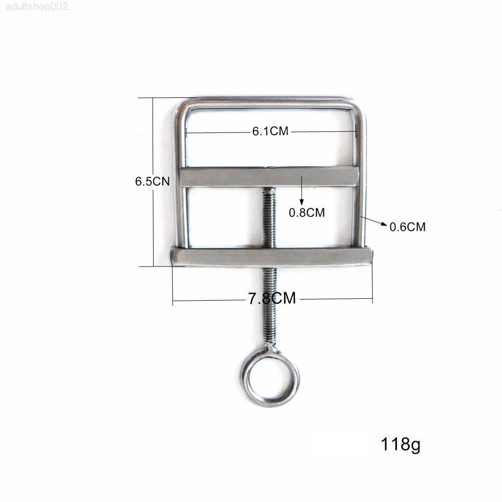 2022 adultshop Nip Stainless Steel Scrotum Latest Ball Oschea Male Clamp Penis Nipple Clip Testicle Squeeze Restraint Bondage Adult Bdsm Sex Toy