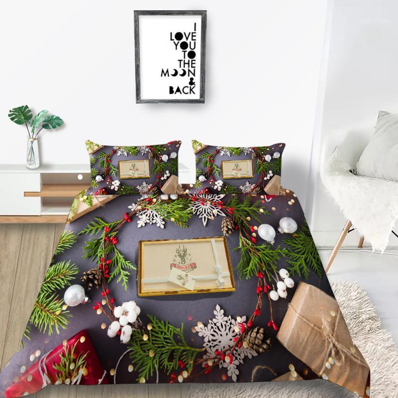 

High Quality Bedding Set Christmas Gift Simple 3D Duvet Cover Queen King  Double Full Single Double Bed Set Pillowcase1, Style 13