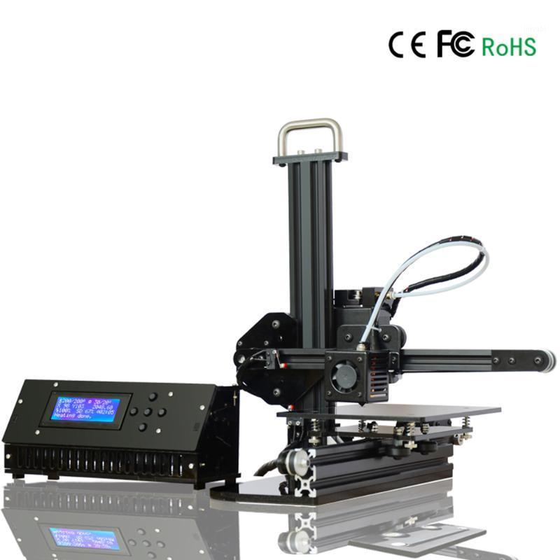 

High Accuracy Metal Aluminum Self-assembly 3D Printer Machine DIY Kit 150mm*150mm Large Printing Size with LCD Screen US Plug1