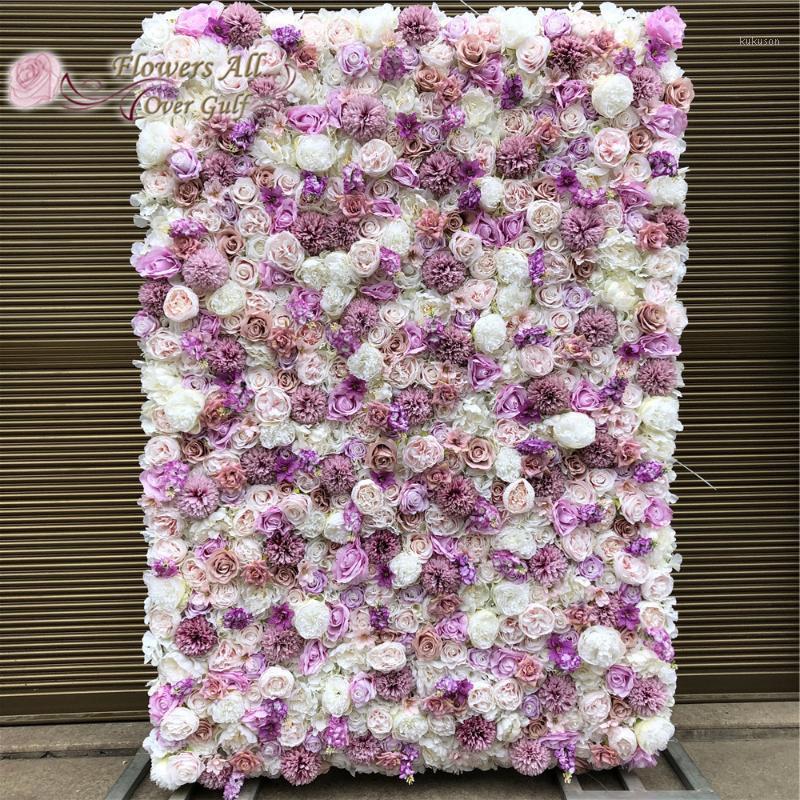 

12pcs/lot Artificial FlowerWall Panel Wedding Decoration Fake Rose and peony Wedding backdrop Runners Home Decor GY6251, Gy625 runner