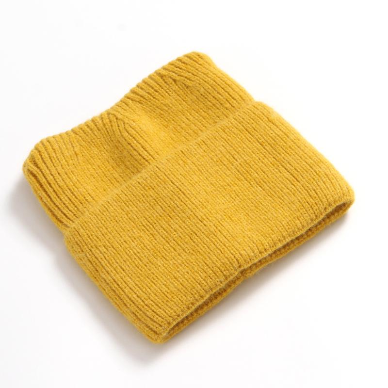 

Women's Hat Winter Beanie Velvet Thick Warm Cartoon Cat Ear Protection Knitted Cap Hats For Girls Women Bonnet Femme, Black