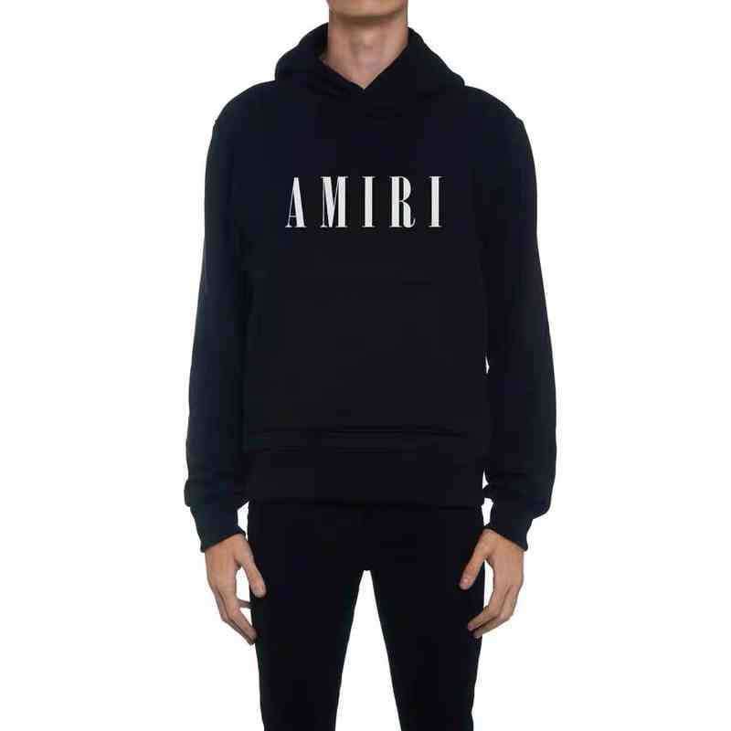 

Chao Brand A miri 21 Autumn Winter New Alphabet Printing Basic Men's and Women's Hoodie 5545, White