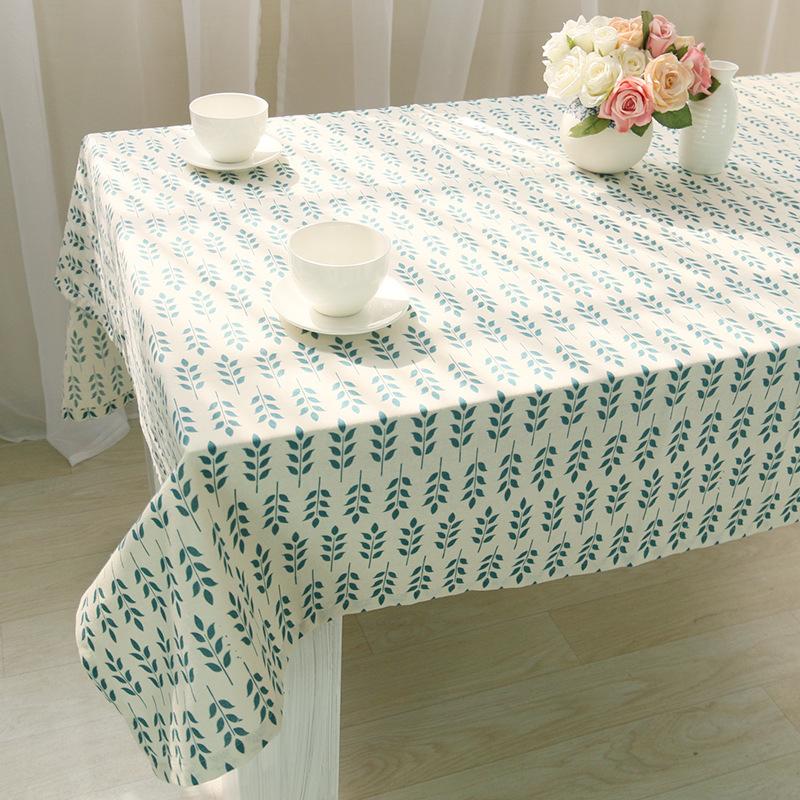 

Table Cloth Printed Linen Plant Tablecloth Modern Rectangle Wedding Home Tablecloths Dustproof Tafelkleed, Table cloth 1
