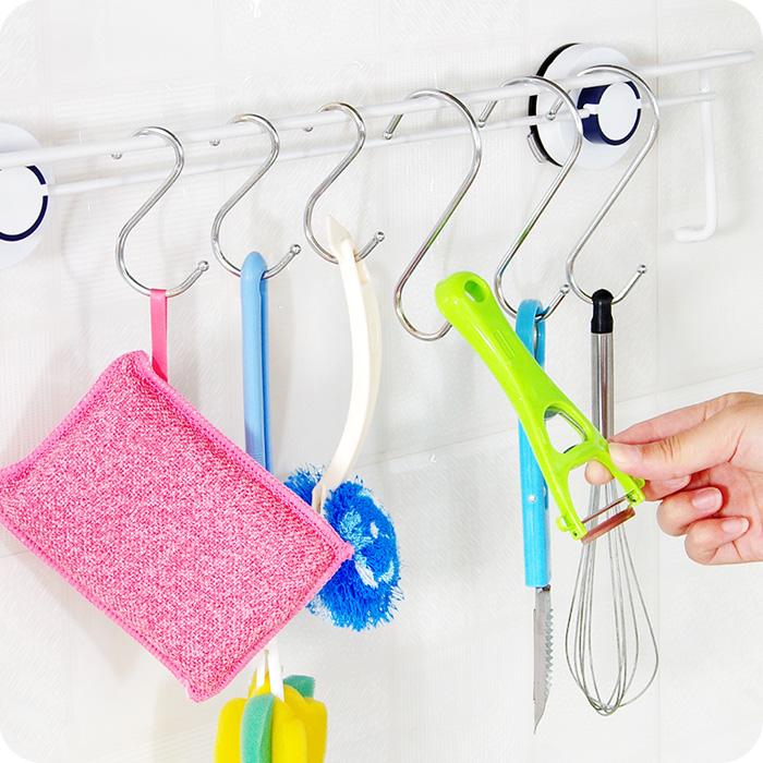 

3pcs Stainless Steel S-Shaped Hooks Multi-function Hook Coat Kitchen Bathroom Multi-purpose S-hook Clothes Hook