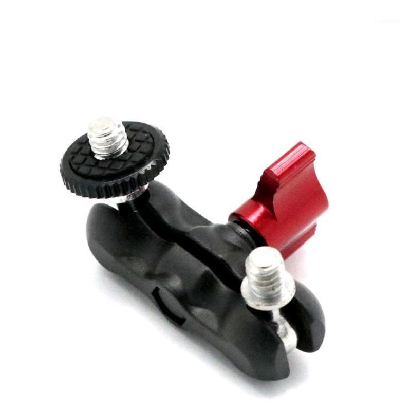 

Dual Ball Head Hot Shoe 1/4" Tripod Magic Arm Mount Adapter DSLR Camera Accessory for Monitor LED Light1