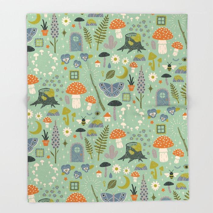 

Curiosities Blanket Cute Design Fairy Garden Fleece Blankets and Throw Blanket for Beds Christmas Decorations for Home 100x1251