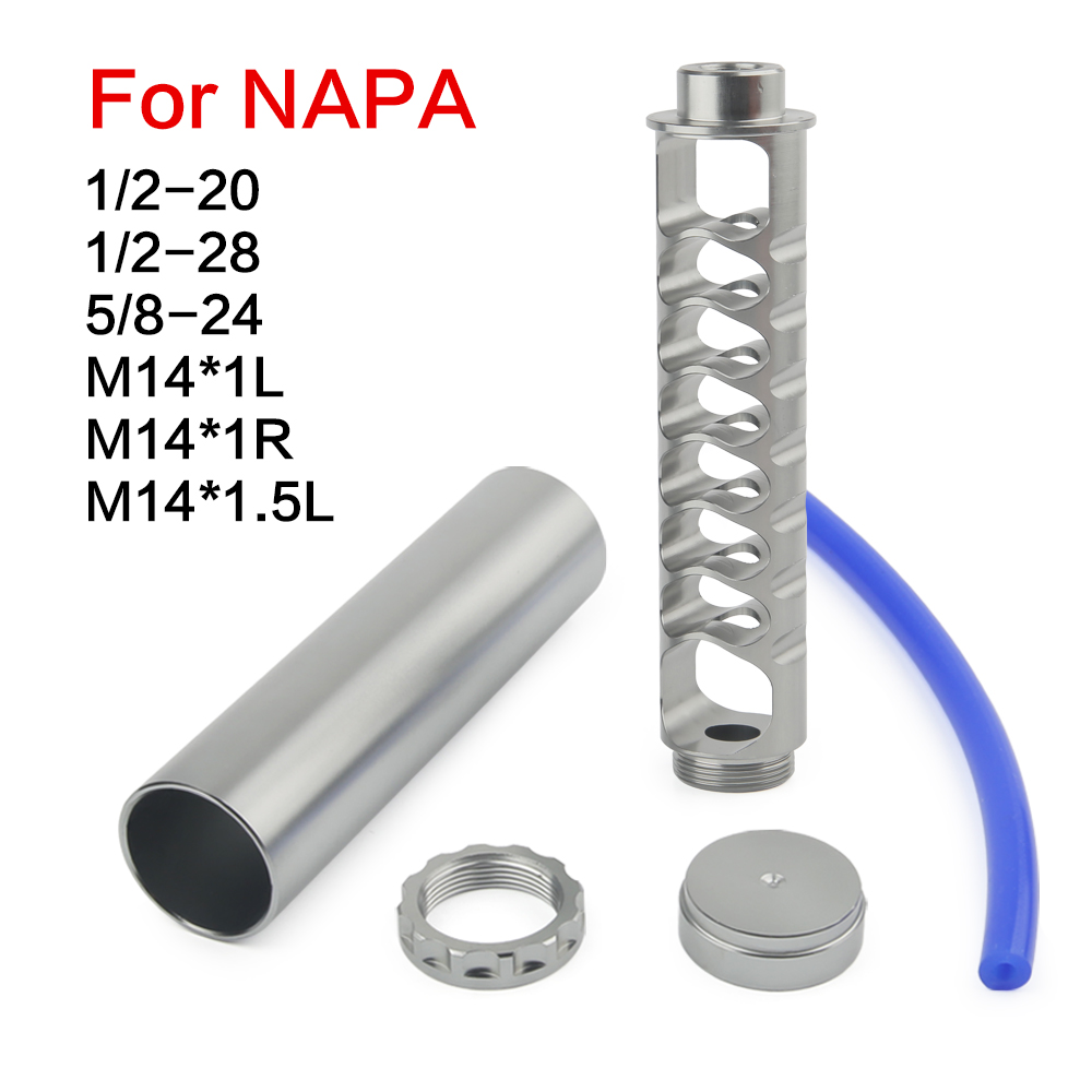 

Fuel Filter Solvent Trap Spiral 1/2-28 or 5/8-24 Car Fuel Filter Single Core Alloy for NaPa 4003 WIX 24003 6
