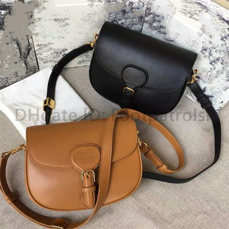 

Best luxurys designers new women's fashion handbag shoulder bag black blue letter embroidered Saddle Bag Girl lady messenger bags waist bags, No bags