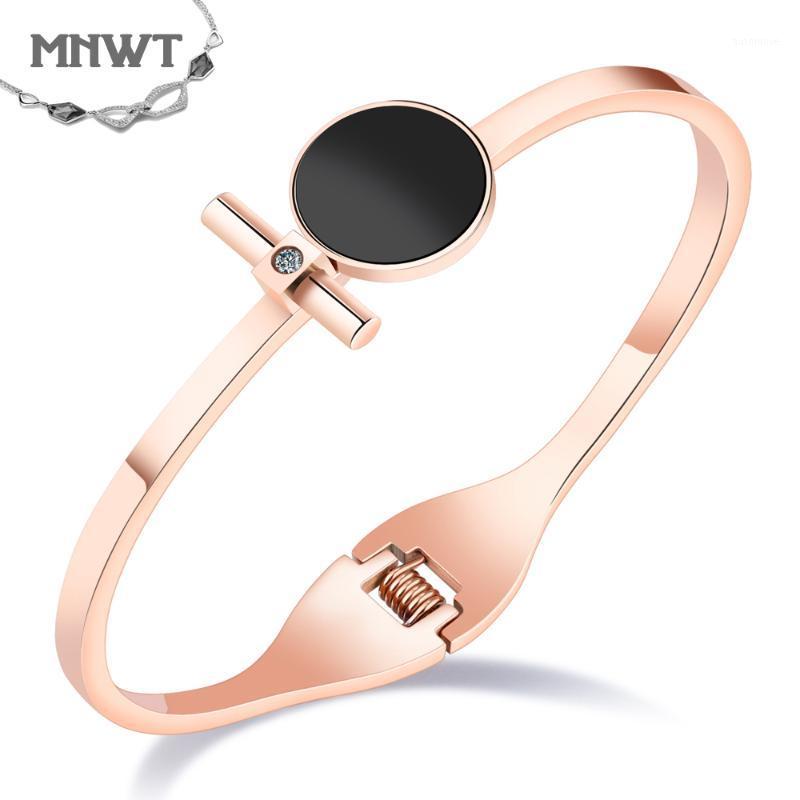 

MNWT Women Bangles Fashion Jewelry Women's Rose Gold Stainless Steel Bracelets High Quality Girl Gift Bracelet1