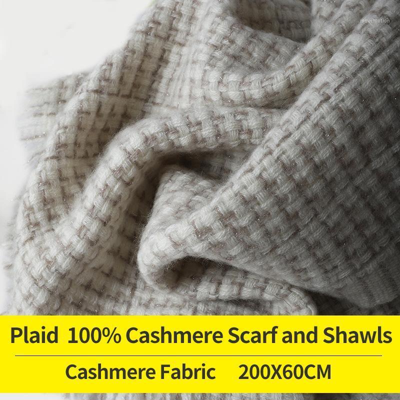 

Plaid Pure 100% Cashmere Scarf and Shawls for Women Men Unisex Long Winter Autumn For ladies Shawl Cashmere Long Wrap1