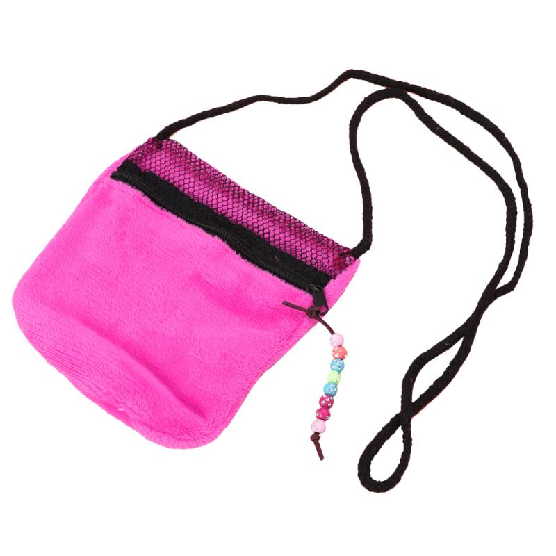 

Breathable Hamster Carrier Travel Bag Outdoor Rat House Bed Supply Hamster Accessories (Rose Red