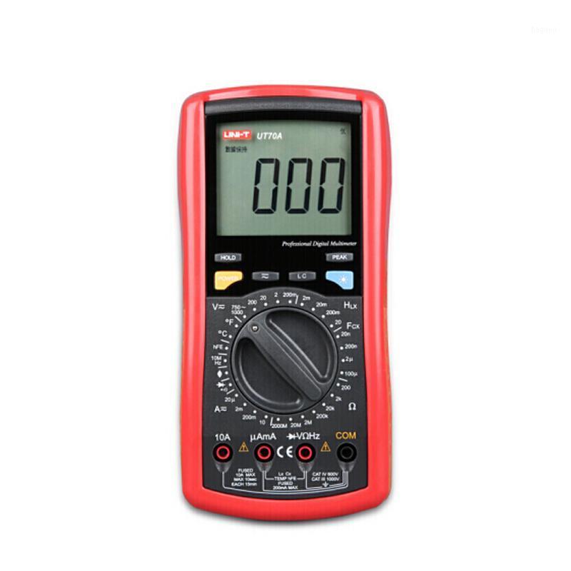 

Multimeters UNI T UT70A Digital Multimeter Frequency Conductance Logic Tester Transistor Temperature Analog Display