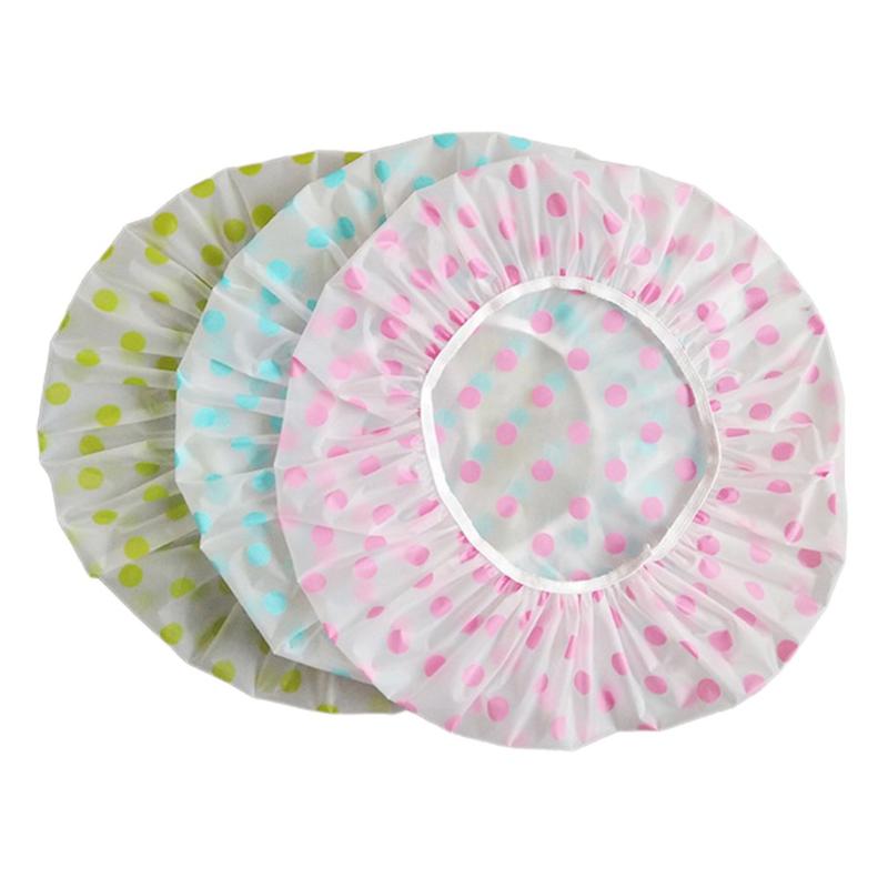 

9 Pcs 3 Bags Shower Cap Thickened Disposable Bath Hat Waterproof Hair Cover Women Supplies Shower Hat Bathroom Accessories