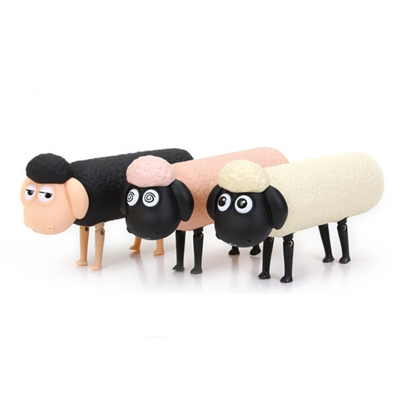 

Shaon Sheep Glass Water Bottle 3D Cartoon Sheep Creative Water Drink Bottle Bouteille Cute Water Bottle Children Creative Gift Y200330