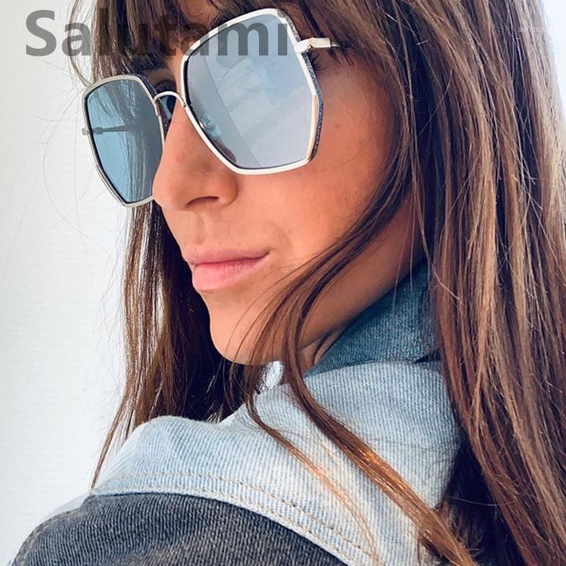 

Irregular Polygon Square Sunglasses For Women 2020 Crystal Frame Cat Eye Sun Glasses Female Vintage Shiny Shades1