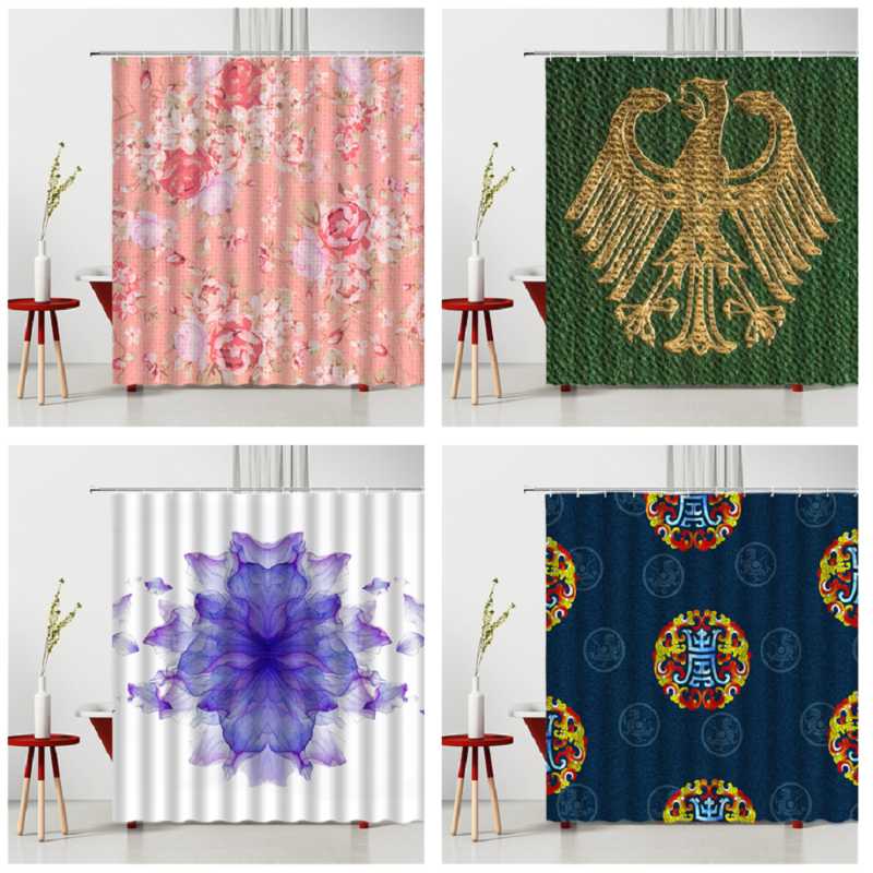 

Printed Shower Curtains Bathroom Accessories Shower Modern Bedroom Curtains Bathtub Curtain Light Curtain