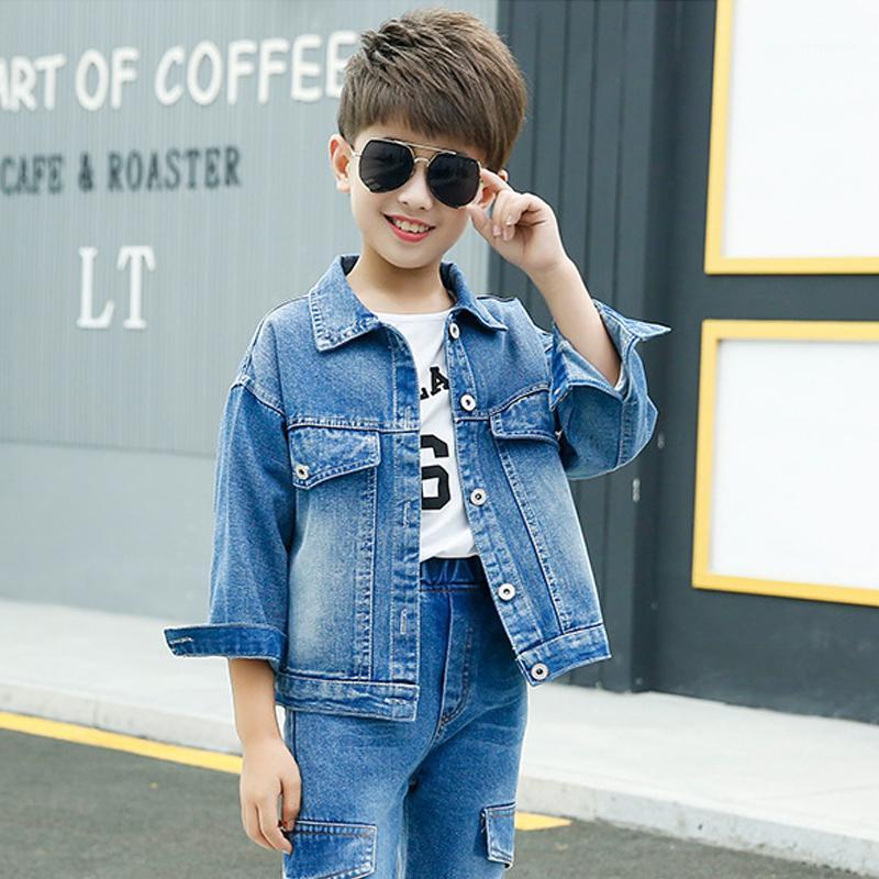 

IENENS Child Jeans Coat Clothes Boy Girl Causal Jackets Baby Classic Denim Coats Tops Clothing Autumn Kids Outwear1, Blue