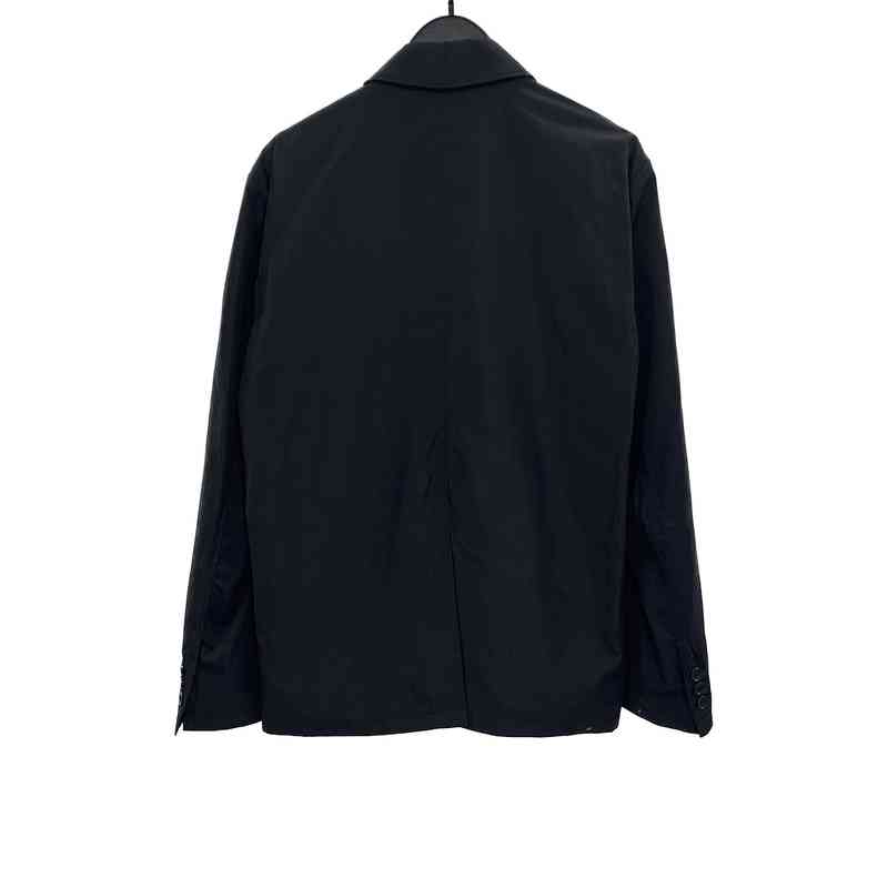 

Men's Suits & Blazers men Classic retro suit shirt mens Inverted triangle comfortable letter High-density 30D windproof Woven fabric material shirts HUCM, Black