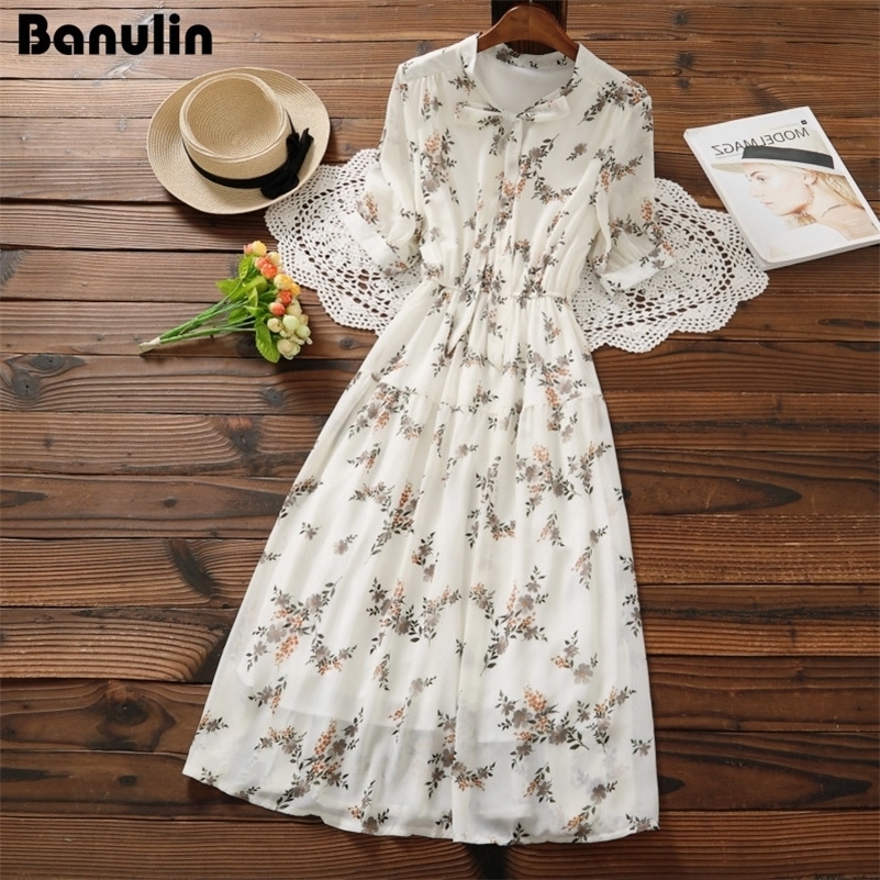 

Mori Girl Sweet Dress Korean Fashion Autumn Women Floral Print Long Dresses Female Long Sleeve Dress vestidos de verano LJ200808, 3277