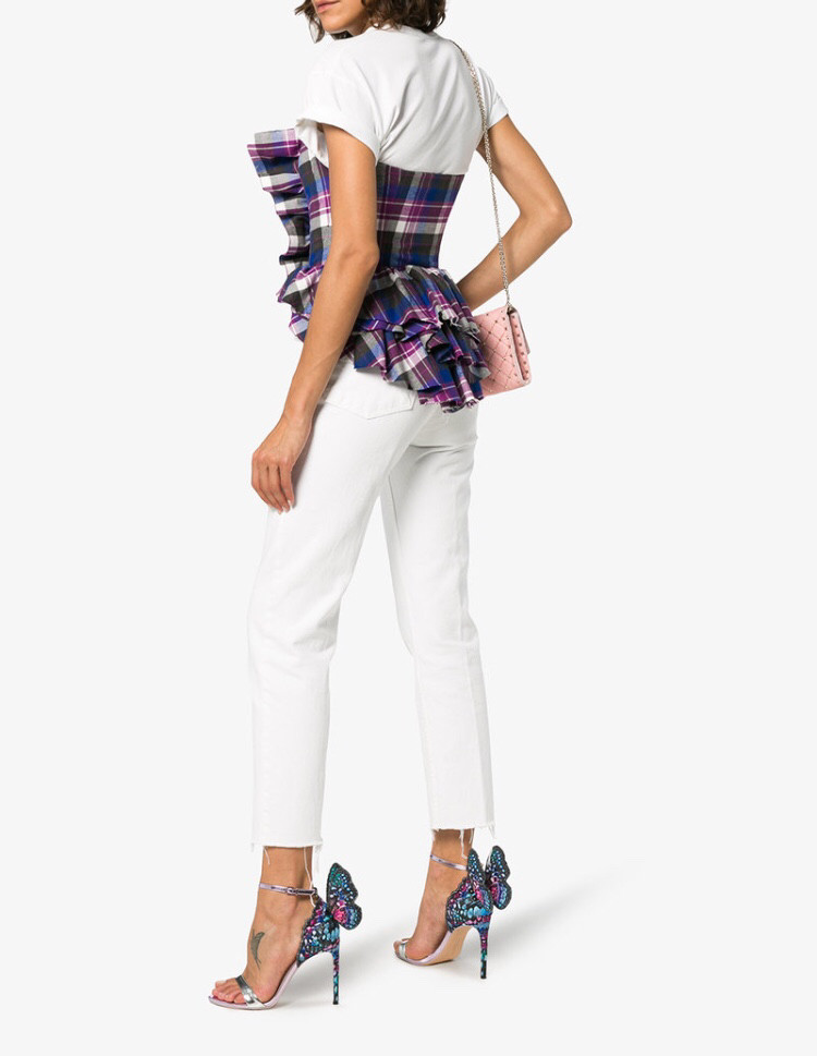 

sophia webster ladies leather heels Sandals,color embroidered butterfly decoration toe sandals size:34-42,blue