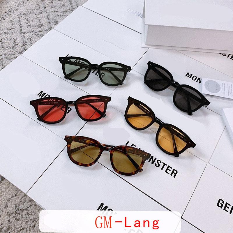 

Sunglasses 2021 Korean Brand Design Gentle LANG Women Men Star Fashion Lady Vintage With Luxury Package