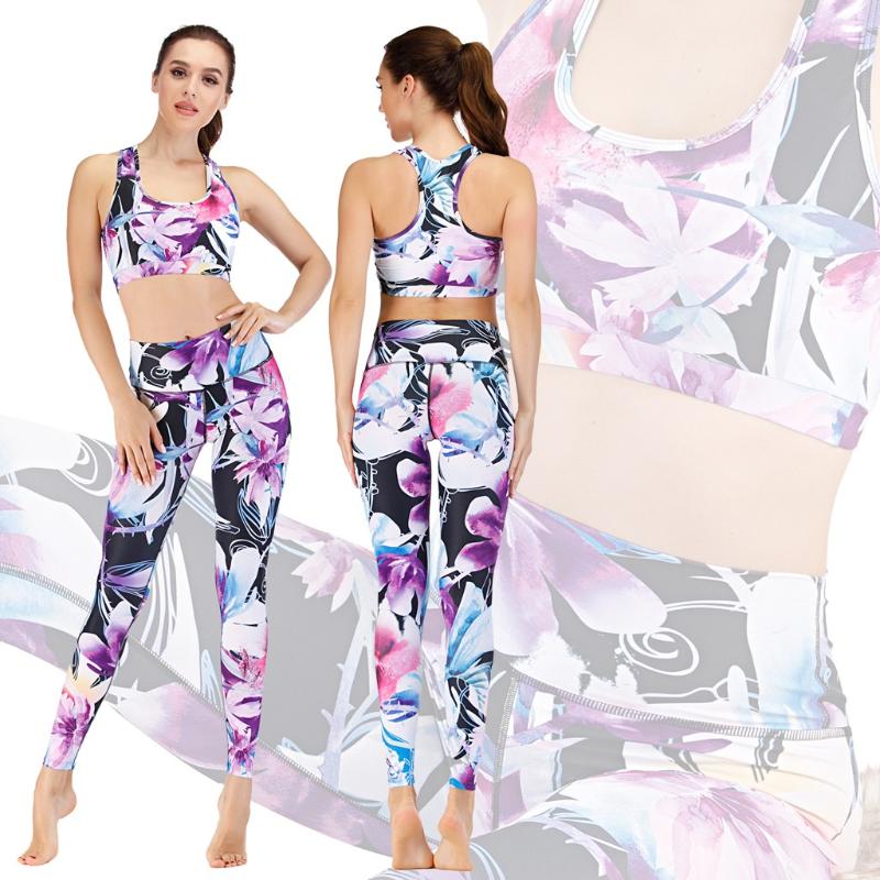 

Seamless Fitness Women Yoga Suit High Stretchy Workout Sport Set Padded Sports Bra High Waist Sports Legging Gym, Pink