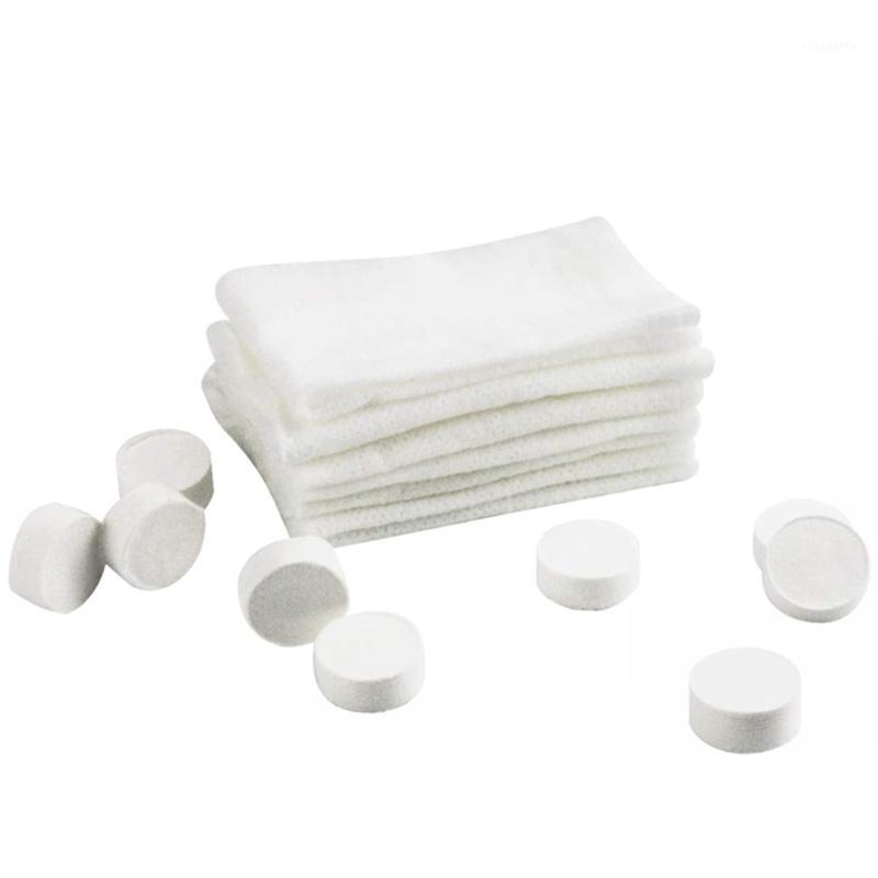 

Hot 200Pcs Travel Cotton Disposable Clean Beauty Towel Dry Compressed Coin Face Towel Wipes Tablet1, White