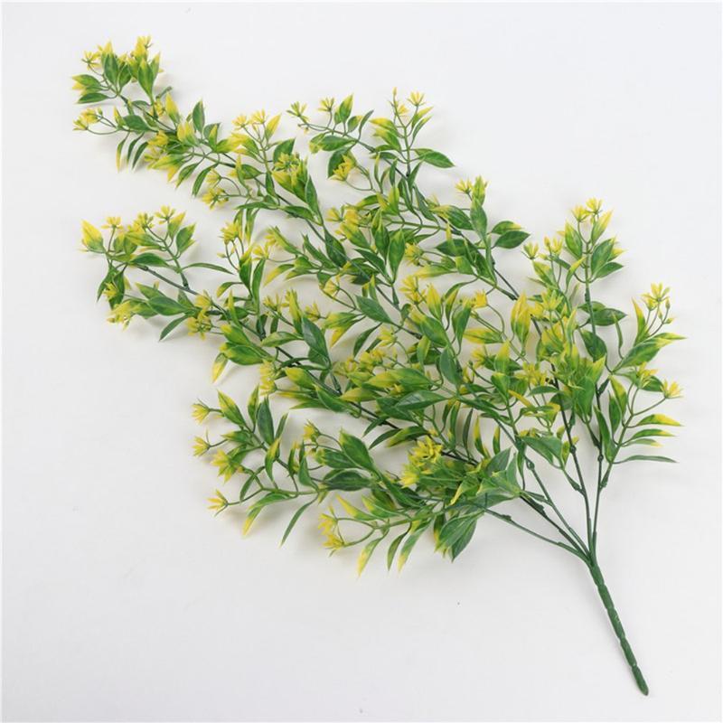 

Artificial flower plastic flower wedding living room decorationYellow51, Yellow