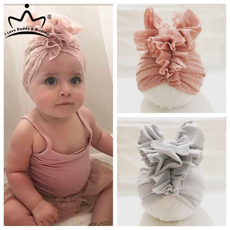 

Newborn Baby Hat Flower Bow Baby Girl Cap Infant Toddler Kids Autumn Winter Soft Cotton Beanie Photo Props1, Style 1 pink