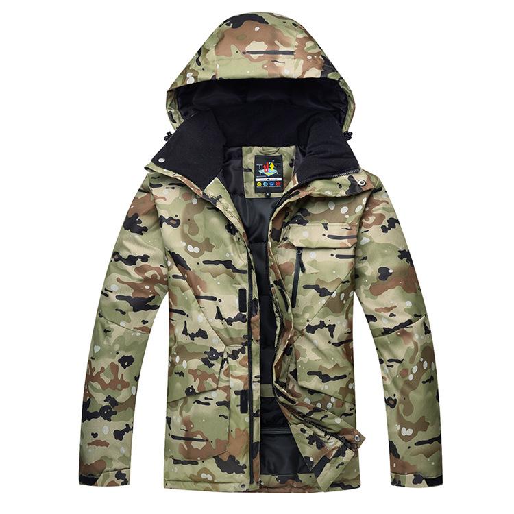 

Free Shipping 2020 Men's Ski Suit Waterproof Windproof Ski Jacket + Trousers Thicken Warm Clothing Pants Men Snowboard Mountaine, Color 1