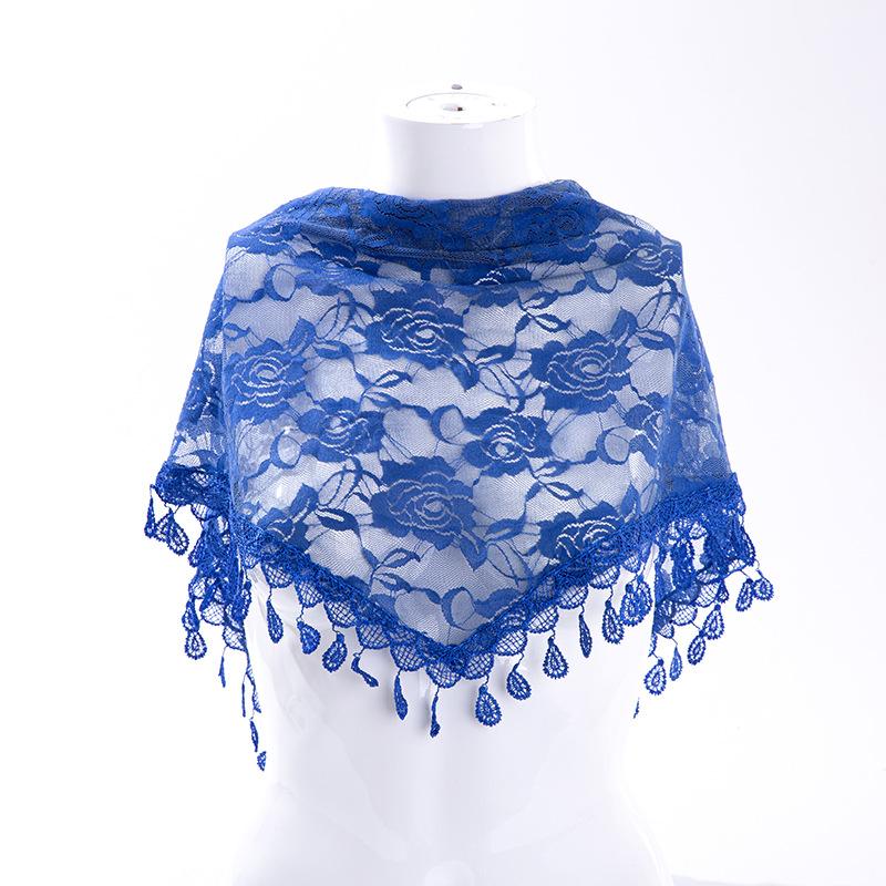 

spring and autumn triangle scarf solid color female Shawl Scarf Head Muslim shawl