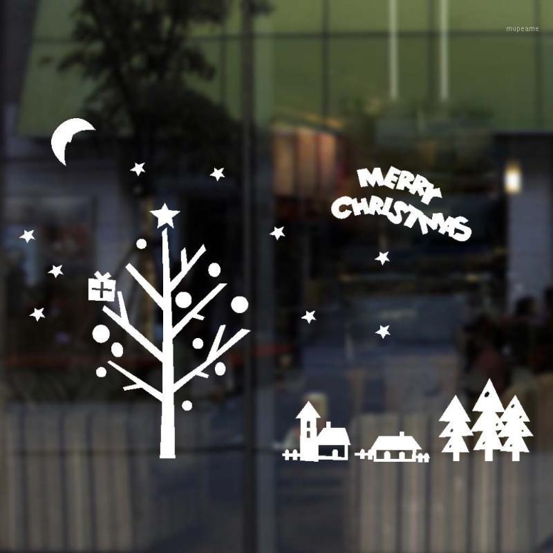 

Christmas Decoration Decal Window Stickers Sitting Room Bedroom Wall Stickers On The Wall Household Adornment1