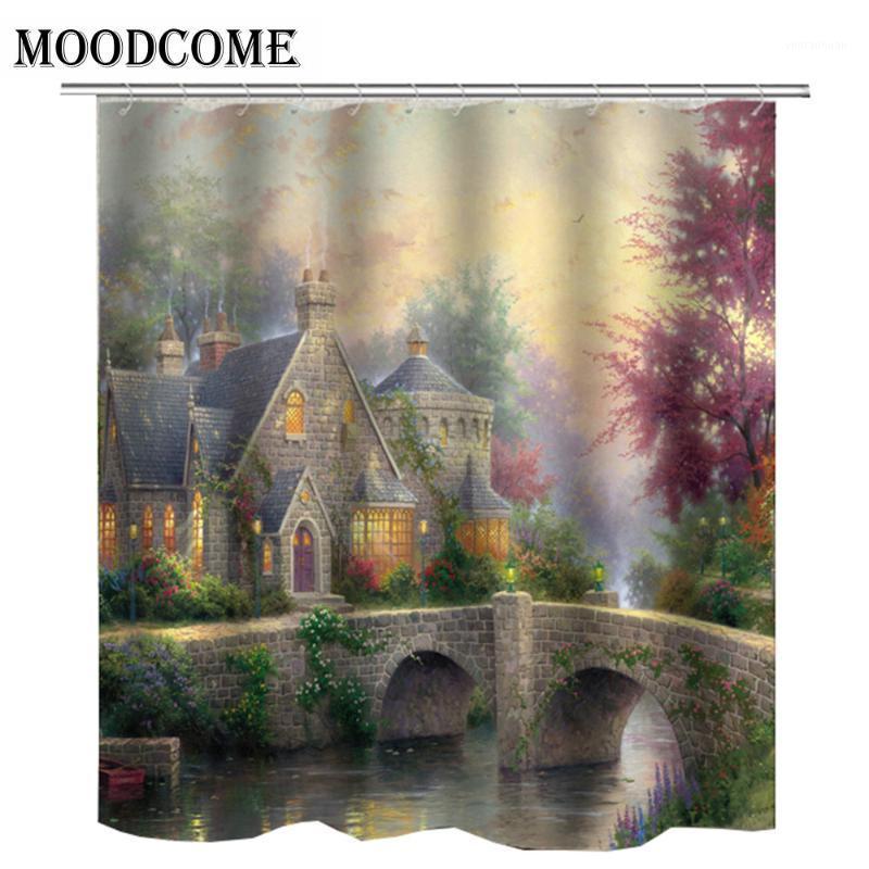 

curtain for bathroom extra long shower curtain waterproof fabric polyester bathroom shower1