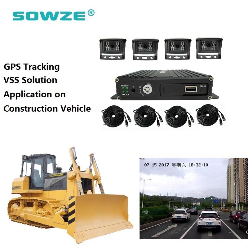 

4CH Full D1 GPS Mobile Car DVR Surveillance Camera System MDVR CCTV System Kit