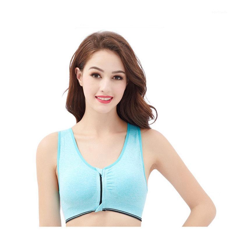 

Women Zipper Push Up Sports Bras,Plus Size XL Padded Wirefree Breathable Sports Tops,Fitness Gym Yoga Bra Top1, Blue