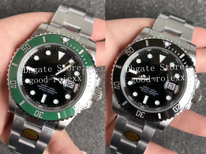 

41mm Black Green Ceramic Bezel Men's Watch Men Automatic Cal.3235 N Factory Watches 904L Steel Eta Steel 126610 Dive NoobF Kif Wristwatches, Box