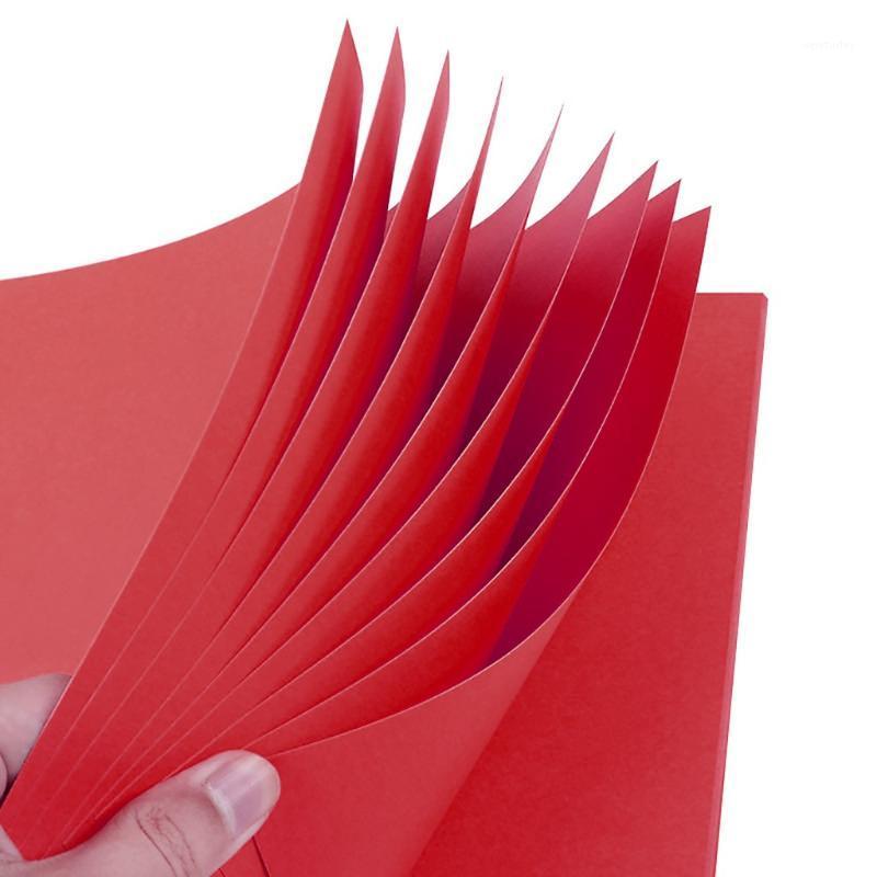 

Greeting Card Hand Cut Folding Material DIY Kraft Paper Square 100pcs Red DIY Paper Home Garden Plush Ball1