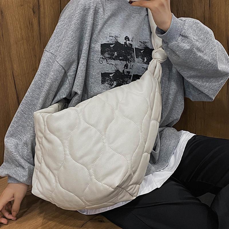 

Casual Large Capacity Hobo Women's Shoulder Bag Big Cotton Shopper Bags for Women 2021 Fashion Fluffy Cotton Women Bag Purse NEW, Gray cotton