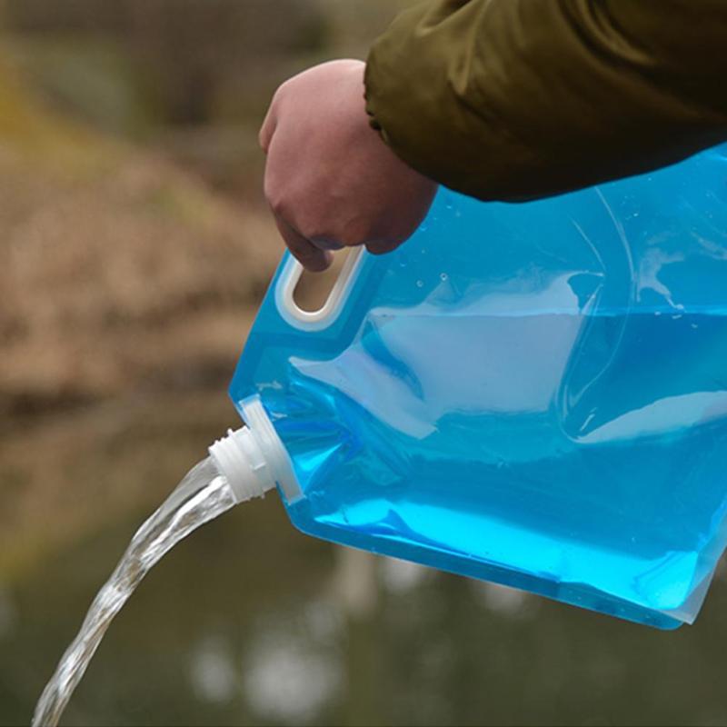 

PVC Foldable Water Storage Container Portable Outdoor Sports Travel Camping Hiking Water Bags Eco-friendly Collapsible Bag