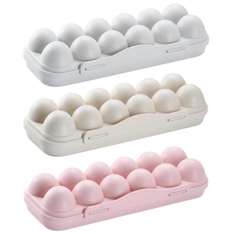 

Egg Tray Holder Home Storage Box Kitchen Fridge Crisper Container Organizer1
