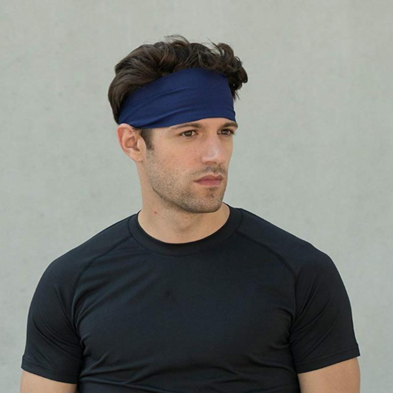 

Sport Head Sweatband Set Hairband Headband Absorbent Outdoor Exercise Sport Decoration for Fitness Basketball Yoga, White