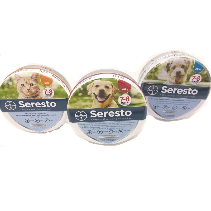 

seresto New Removes Flea And Tick Collar Dogs Cats Up To 8 Month Flea Tick Collar Anti-mosquito and insect repellent 201028